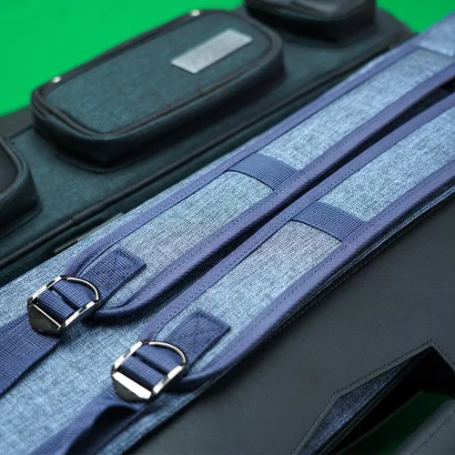 Vista 8 de KONLLEN Pool Cue Case 3x4 Oxford Pool Stick Case Holds 3 Butts and 4 Shafts Billiard Sitck Large Capacity Carrying Cases with Multi-Pocket Pool Cue