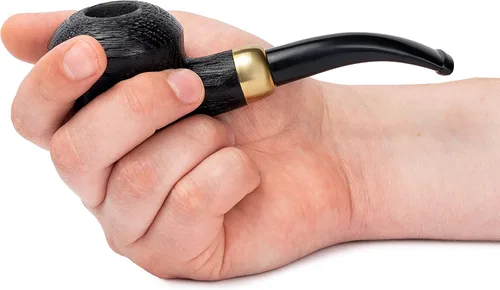 Vista 6 de Dr. Watson - Pipa de tabaco, forma clásica de ukelele, se adapta a filtro de 0.354 in, viene con bolsa, en caja (rusticado)