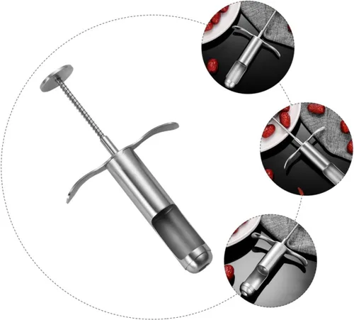 Vista 5 de DECHOUS 2 piezas Corer Veggie Drill Lovely Kitchen Tool Red Date Pitter Jujube Pit Press Core Remover Olive Pitter Piña Calabaza Gadget de cocina