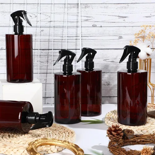 Vista 7 de Hsei - 20 botellas de spray ámbar de 16 onzas, plástico recargable
