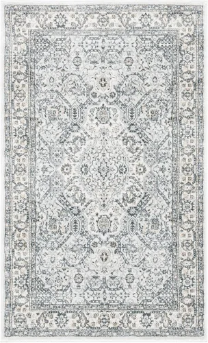 Vista 105 de SAFAVIEH - Colección Isabella, alfombra decorativa - 2'2" x 5', azul y crema, diseño oriental, no desprende pelusa y fácil cuidado, ideal para áreas