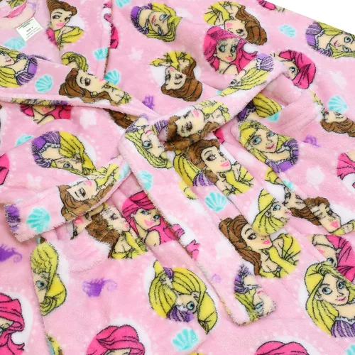 Vista 4 de Disney Frozen para niñas Princesa Bata de baño Minnie Mouse