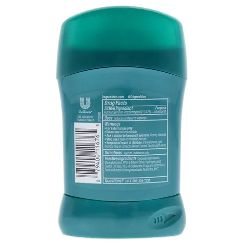 Vista 3 de Degree Dry Protection Antitranspirant & Cool Rush desodorante en barra para hombres, 1.7 onzas