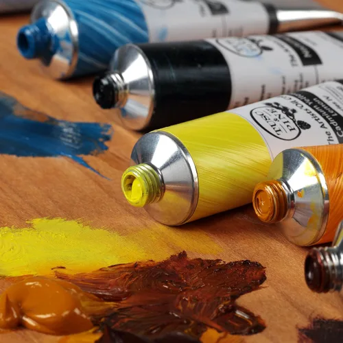 Vista 5 de Tusc & Pine Pintura al Óleo para Artistas - Juego de 40 ml de 3 - Colores Azules Surtidos - Sin Amarilleo, Consistencia Rica y Cremosa, Máxima Carga