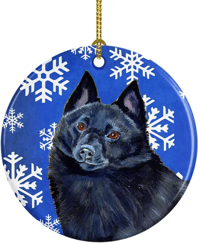 Vista 183 de Caroline's Treasures Cavalier Spaniel - Adorno de cerámica para colgar en el árbol de Navidad, para el hogar, Navidad, fiestas, regalo, 3 pulgadas