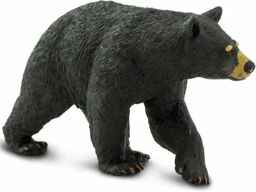 Vista 6 de Safari Ltd. Figura de oso negro de América del Norte, figura detallada de modelo de plástico de 4.5 pulgadas, divertido juguete educativo