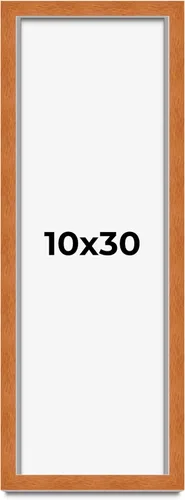 Vista 232 de Marco de 3 x 3 pulgadas de madera maciza de nuez y miel marrón con plexiglás acrílico UV, respaldo de tablero de espuma y accesorios para colgar