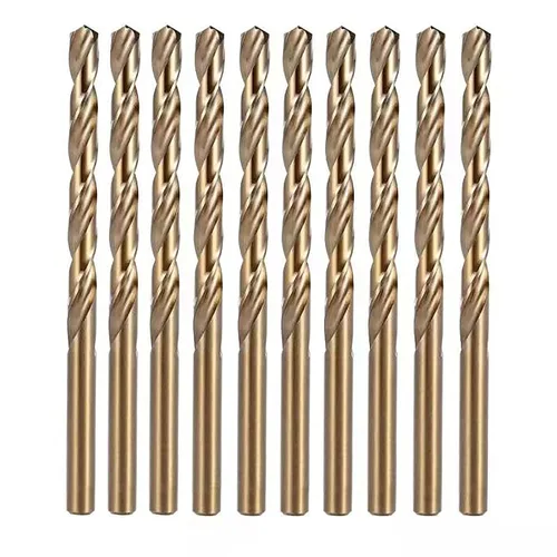 Vista 8 de Broca de cobalto de 1 pulgada, vástago reducido de 1/2 pulgada con 3 planos, adecuada para perforar en metal duro, acero inoxidable, hierro fundido