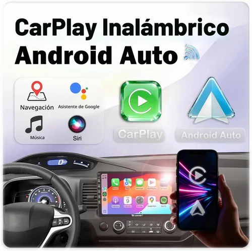 Vista 3 de Para Honda Civic 2006-2011 LHD Quad Core 2G+64G CarPlay Android Navegación Automática Android Estéreo GPS Radio Reverse Cámara Pantalla 10 "IPS 9.8