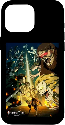 Vista 19 de Attack on Titan Funda de anime para iPhone 17 de temporada final de temporada 4