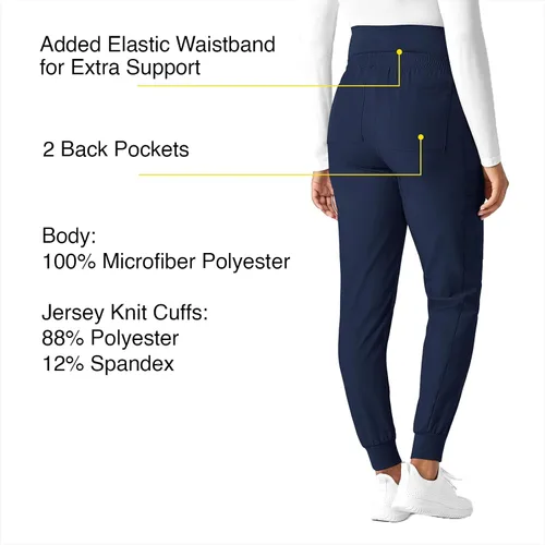 Vista 4 de WonderWink Pantalón deportivo de maternidad para mujer