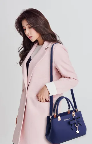 Vista 11 de Dreubea - Bolsa para mujer para usar al hombro, cruzada o como bolsa de mano, de piel sintética
