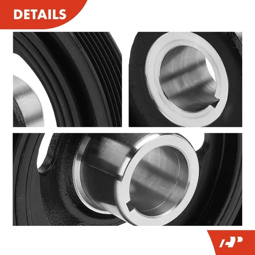 Vista 7 de A-Premium - Polea de cigüeñal equilibrador armónico de motor compatible con Chevy para Chevy Equinox, Malibu, Impala, Monte Carlo, Uplander