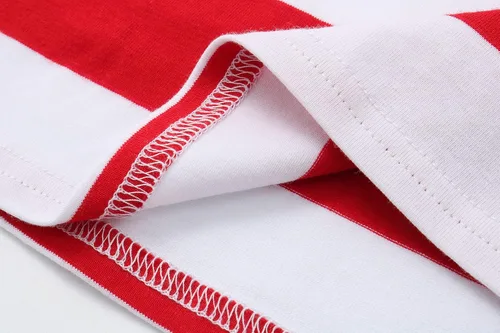 Vista 6 de Formeet17 Camiseta de manga larga a rayas para mujer, elástica, cómoda, cuello redondo