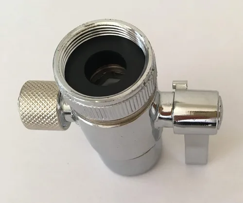 Vista 4 de malida llave de la válvula contador parte superior Filtro de agua Conector con 3/8 inch Inversor interruptor