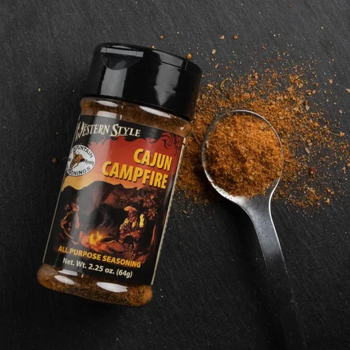 Vista 2 de Hi Mountain Condimento gourmet estilo occidental - CAJUN CAMPFIRE