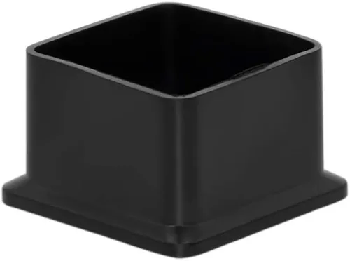Vista 17 de Flyshop Tapones de PVC para patas de silla de patio, protectores de suelo cuadrados negros 10 unidades, 1 pulgada x 1 pulgada, 0.984 x 0.984 in