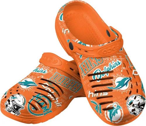 Vista 8 de FOCO Arizona Cardinals NFL Mens Historic Print Clog with Strap
