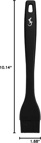Vista 10 de Lurch Germany Smart Tool - Cepillo de silicona para hornear, duradero, práctico, resistente al calor, herramienta de cocina, 10 pulgadas, 10.0 in