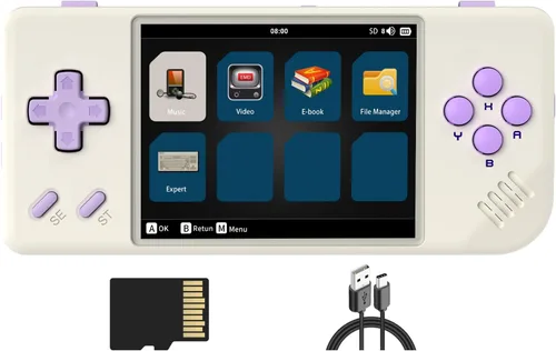 Vista 10 de RG28XX - Consola de juegos portátil retro con pantalla de 2.83 pulgadas, reproductor de videojuegos de 64G, tarjeta TF preinstalada más de 5000