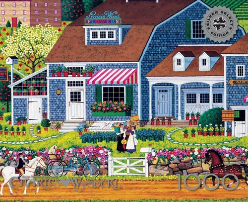 Vista 3 de Buffalo Games - Silver Select - Charles Wysocki - Flores de viento de la pradera - Rompecabezas de 1000 piezas para adultos - Rompecabezas