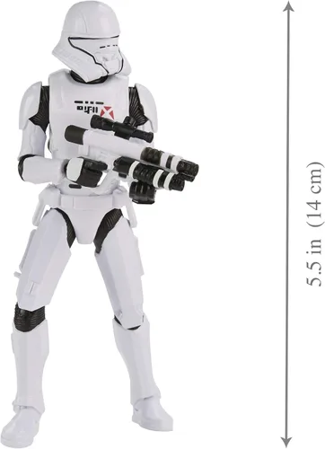 Vista 8 de STAR WARS Galaxy of Adventures The Rise of Skywalker Jet Trooper figura de acción de 5 pies con divertido movimiento de acción Blaster