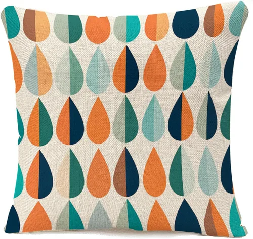 Vista 8 de IBILIU Hello Throw - Fundas de almohada de 18 x 18 pulgadas, color amarillo sol, fundas de cojín de lino y algodón para sofá, dormitorio