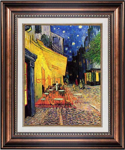 Vista 45 de ELITEAART- La noche estrellada por Vincent Van Gogh, pintura al óleo, reproducción de pintura al óleo, impresión en lienzo giclée, tamaño marcado
