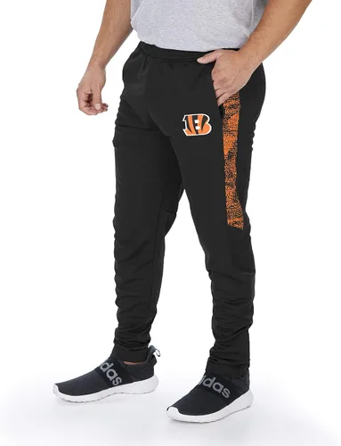 Vista 13 de Zubaz NFL Mens Track Pant with Half Sides