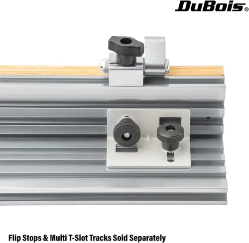 Vista 5 de DuBois 51032 Soportes de pista múltiple con pernos hexagonales y tornillos de perilla de montaje, 1/4"-20 x 1", paquete de 2
