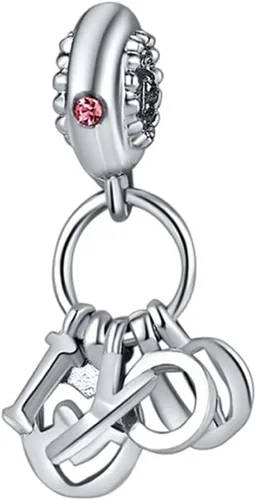Vista 8 de Abalorio europeo plateado cuentas de plata para pulseras de circonita cúbica, collar de cadenas de serpiente