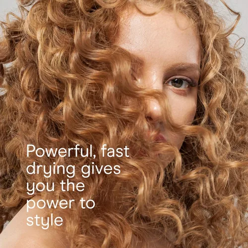 Vista 5 de Infiniti PRO CONAIR Hair Dryer with Innovative Diffuser, Enhances Curls and Waves While Reducing Frizz, Dark Blue (Pack of 2)