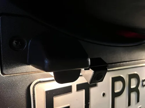 Vista 6 de EWAY Cámara de seguridad de marcha atrás para Jeep Wrangler JK JKU 2007-2018 cámaras de visión trasera impermeable fácil montaje con línea