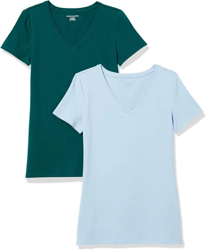Vista 392 de Amazon Essentials Women's Regular-Fit Short-Sleeve Crewneck T-Shirt