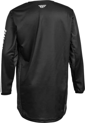 Vista 2 de Fly Racing Camiseta juvenil Kinetic Rebel 2022 (negro/blanco, talla M)