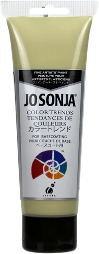 Vista 43 de Jo Sonja Color Trends - Tubo acrílico de flujo mate de 4 onzas - Latón antiguo