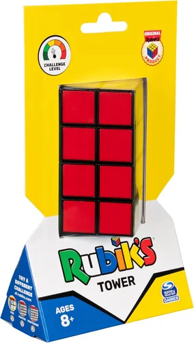 Vista 8 de Rubik's Cubo, torre de 2 x 2 x 4, complejo para resolver problemas, rompecabezas clásico a juego de colores, juguete para ansiedad, rompecabezas