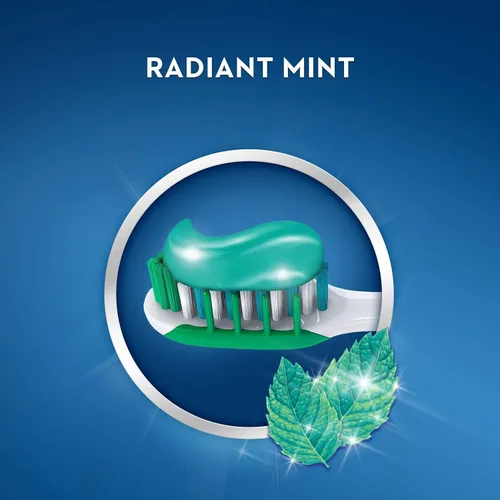 Vista 3 de Crest 3D - Pasta de dientes anticaries y con flúor 3D White Vivid Radiant Mint, 0.85 oz, paquete de 4