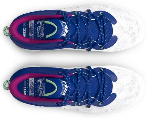Vista 4 de Under Armour Harper 8 Mid TPU Jr - Tenis de béisbol unisex para niños