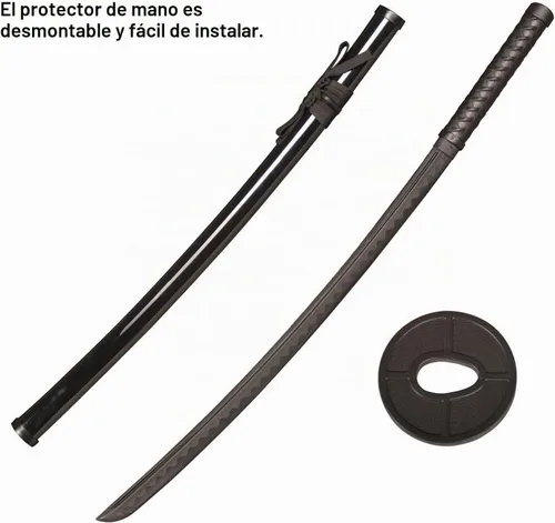 Vista 2 de High Toughness Polypropylene Plastic Sword， Martial Arts Training Sword,Iaido Katana with Scabbard, Suitable for Practice, Performance and Training