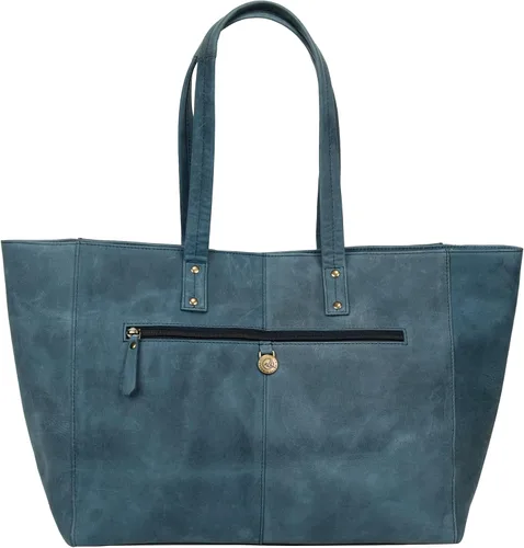 Vista 3 de ANTONIO VALERIA Regalo para el día de la madre Avery cuero totebolso de hombro con asa superior para las mujeres