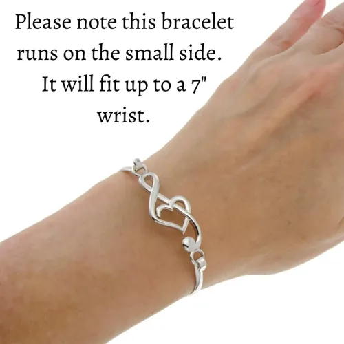 Vista 2 de Pulsera musical Regalo para músicos Joyas musicales para mujer, Metal