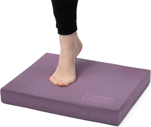 Vista 7 de StrongTek Almohadilla de equilibrio profesional de espuma para ejercicios, 15.8 x 13 x 2 pulgadas, rodillera de espuma TPE de alta densidad