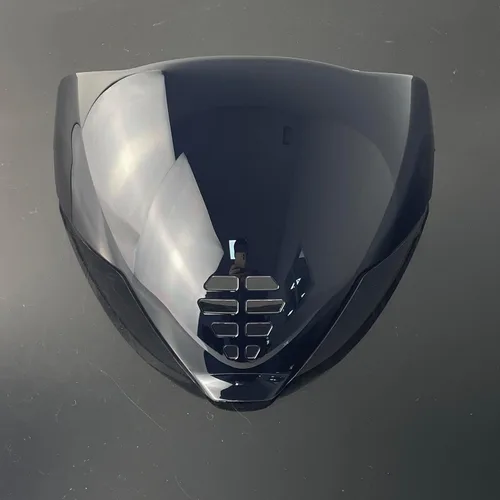 Vista 3 de IC-06 Escudos de casco para ICON Airflite Visor Faceshield parabrisas Sunshield Moto Accesorios (negro)