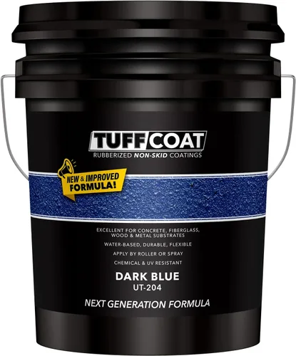Vista 25 de TUFF Coat UT-100 revestimiento antiderrapante, 1 galón Blanco
