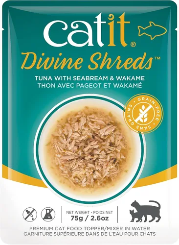 Vista 10 de Catit Divine Shreds Premium - Decoración de comida para gatos, pollo, paquete de 12