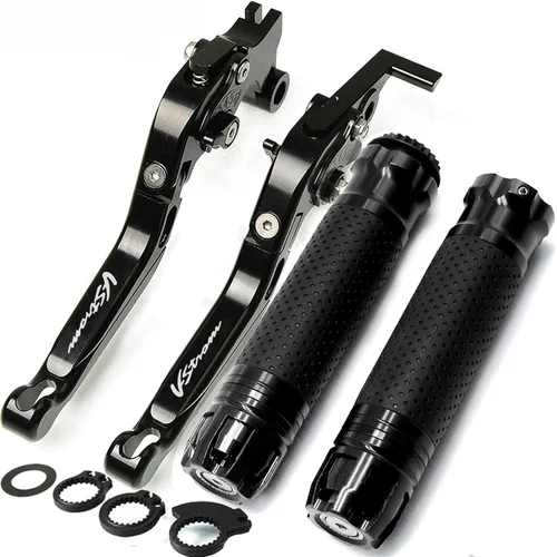 Vista 7 de for Suzuki V-Strom 2002-2016 2015 2014 20132 012 2011 2010 V-Strom Motorcycle Brake Handle Adjustable Brake Clutch Lever Handbar (Color : 1)