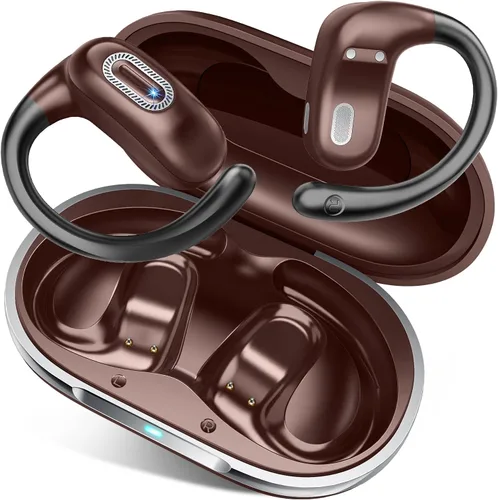 Vista 12 de Auriculares abiertos para los oídos, auriculares inalámbricos Bluetooth 5.4 Negro