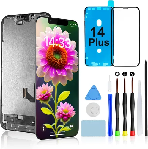 Vista 9 de Brinonac para iPhone 6s Reemplazo de pantalla negra, pantalla táctil LCD digitalizador montaje completo con herramientas de reparación completas