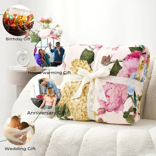 Vista 7 de Manta de gato atigrado naranja, manta de playa retro con diseño de conchas marinas para dormitorio, sala de estar, decoración de sofá, manta